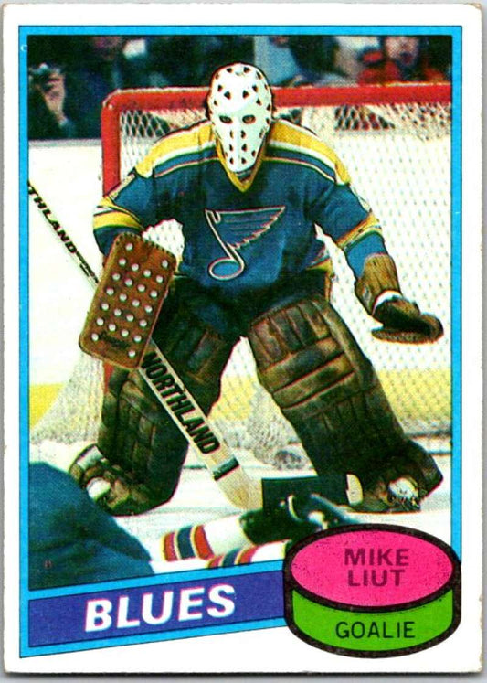 1980-81 Topps #31 Mike Liut  RC Rookie St. Louis Blues  V49502