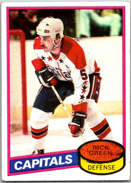 1980-81 Topps #33 Rick Green  Washington Capitals  V49509
