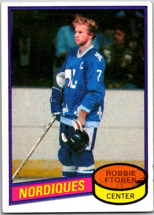 1980-81 Topps #35 Robbie Ftorek  Quebec Nordiques  V49511