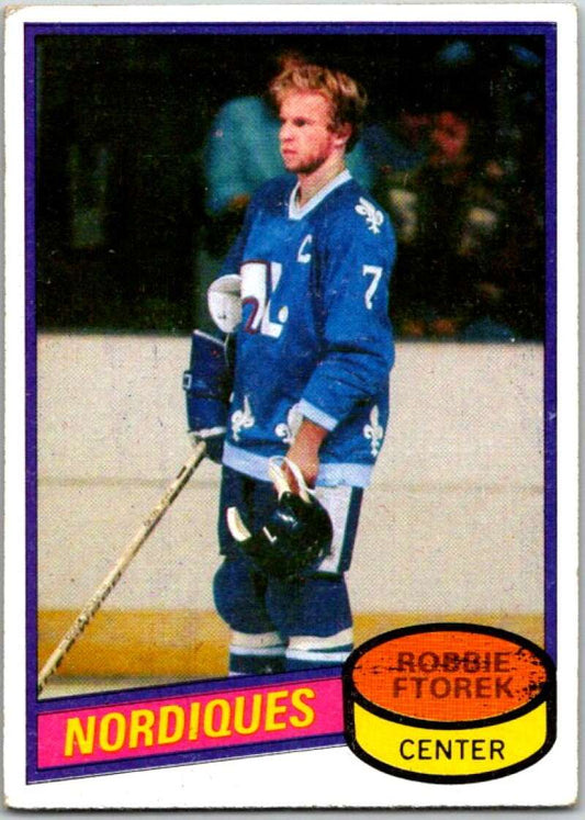 1980-81 Topps #35 Robbie Ftorek  Quebec Nordiques  V49512