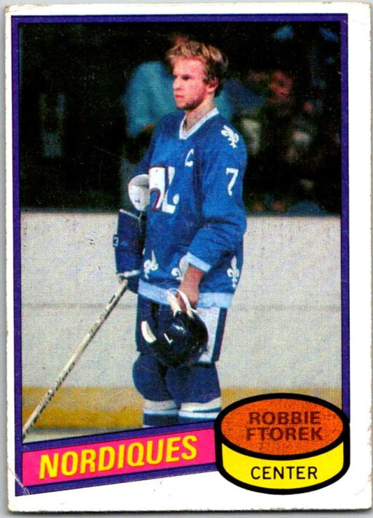 1980-81 Topps #35 Robbie Ftorek  Quebec Nordiques  V49513