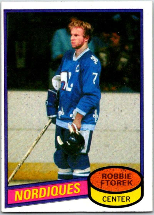 1980-81 Topps #35 Robbie Ftorek  Quebec Nordiques  V49514