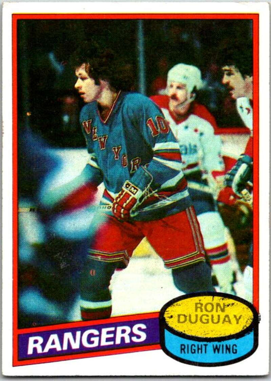 1980-81 Topps #37 Ron Duguay  New York Rangers  V49519