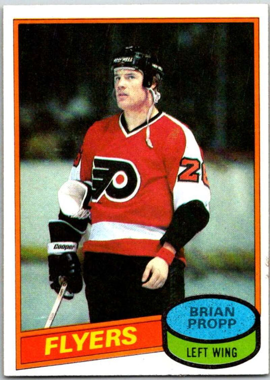 1980-81 Topps #39 Brian Propp  RC Rookie Philadelphia Flyers  V49524