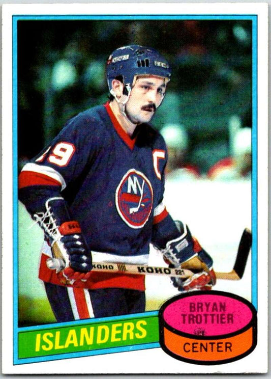 1980-81 Topps #40 Bryan Trottier  New York Islanders  V49525