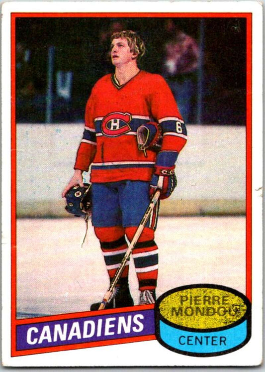 1980-81 Topps #42 Pierre Mondou  Montreal Canadiens  V49528