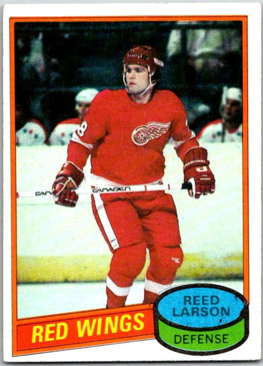 1980-81 Topps #43 Reed Larson  Detroit Red Wings  V49531