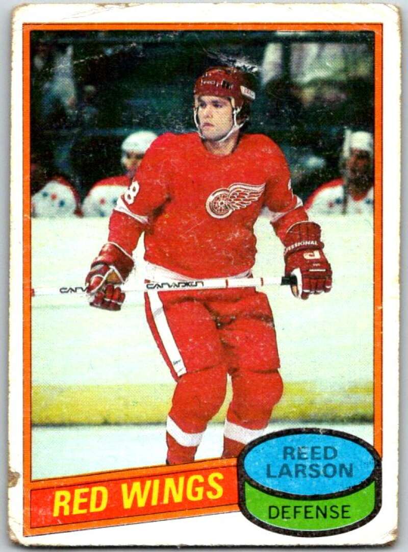 1980-81 Topps #43 Reed Larson  Detroit Red Wings  V49532