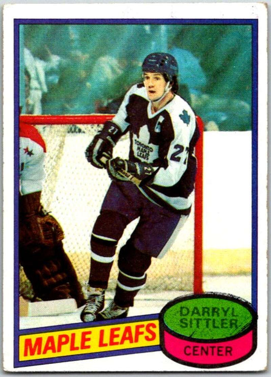 1980-81 Topps #50 Darryl Sittler  Toronto Maple Leafs  V49543