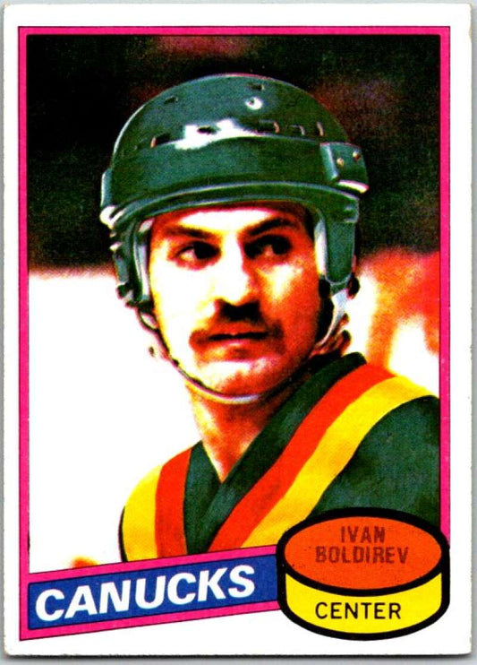 1980-81 Topps #52 Ivan Boldirev  Vancouver Canucks  V49546