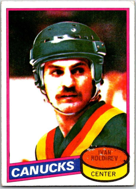 1980-81 Topps #52 Ivan Boldirev  Vancouver Canucks  V49547