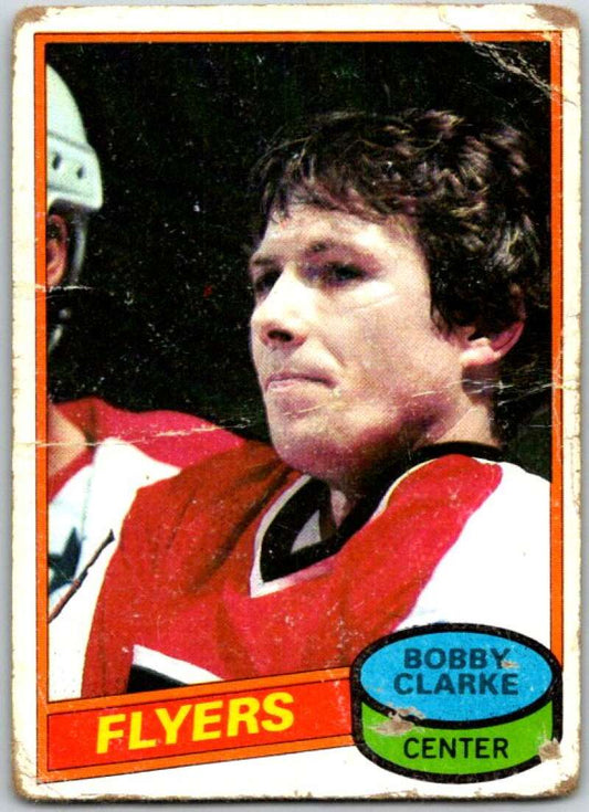 1980-81 Topps #55 Bobby Clarke  Philadelphia Flyers  V49553