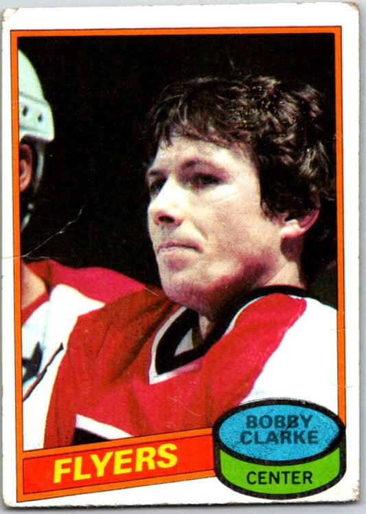 1980-81 Topps #55 Bobby Clarke  Philadelphia Flyers  V49556