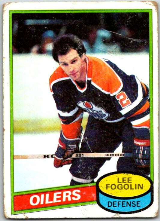 1980-81 Topps #63 Lee Fogolin  Edmonton Oilers  V49570