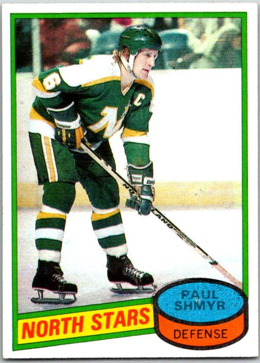1980-81 Topps #66 Paul Shmyr  Minnesota North Stars  V49573