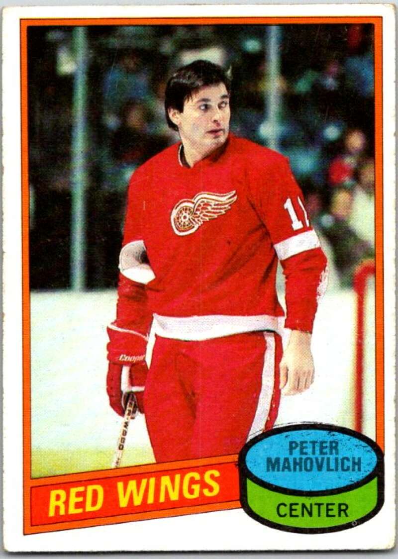 1980-81 Topps #72 Pete Mahovlich  Detroit Red Wings  V49587
