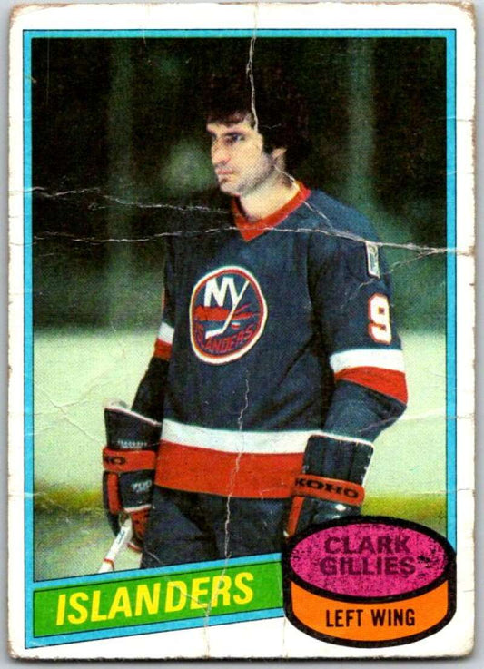 1980-81 Topps #75 Clark Gillies  New York Islanders  V49592