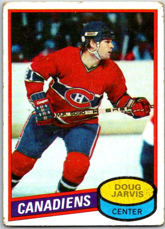 1980-81 Topps #76 Doug Jarvis  Montreal Canadiens  V49595