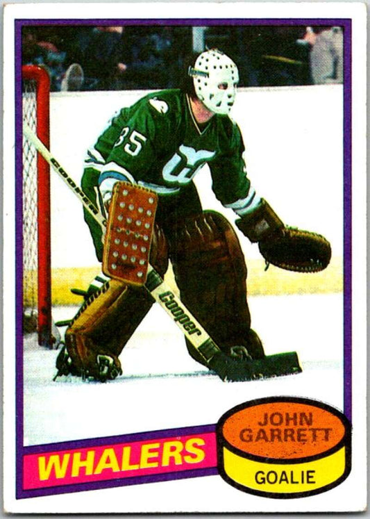 1980-81 Topps #77 John Garrett  Hartford Whalers  V49598