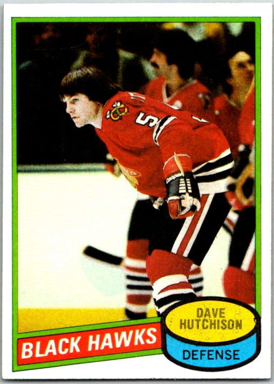 1980-81 Topps #78 Dave Hutchison  Chicago Blackhawks  V49599