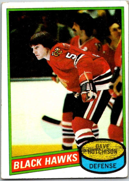 1980-81 Topps #78 Dave Hutchison  Chicago Blackhawks  V49600