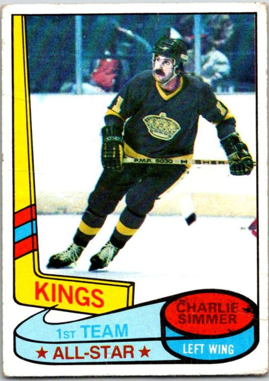 1980-81 Topps #83 Charlie Simmer AS  Los Angeles Kings  V49607