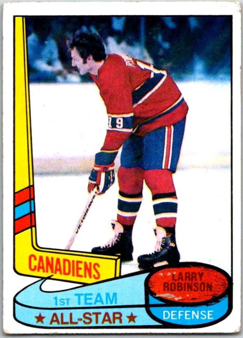 1980-81 Topps #84 Larry Robinson AS  Montreal Canadiens  V49608