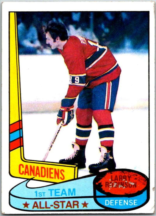 1980-81 Topps #84 Larry Robinson AS  Montreal Canadiens  V49609