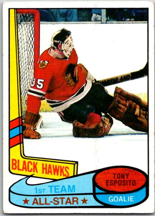 1980-81 Topps #86 Tony Esposito AS  Chicago Blackhawks  V49611