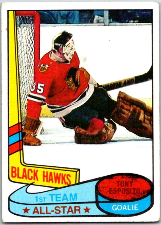 1980-81 Topps #86 Tony Esposito AS  Chicago Blackhawks  V49613