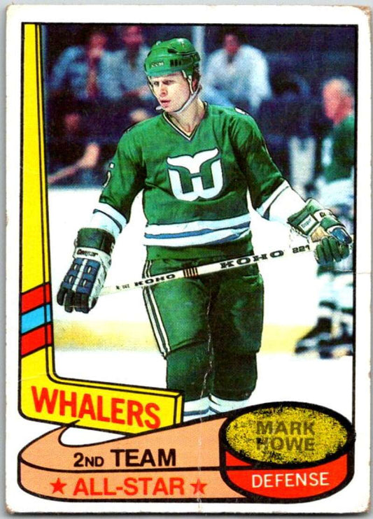 1980-81 Topps #91 Mark Howe AS  Hartford Whalers  V49626