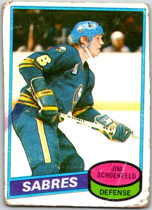 1980-81 Topps #96 Jim Schoenfeld  Buffalo Sabres  V49635