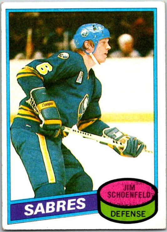 1980-81 Topps #96 Jim Schoenfeld  Buffalo Sabres  V49637
