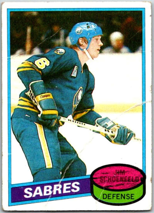 1980-81 Topps #96 Jim Schoenfeld  Buffalo Sabres  V49638