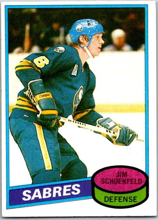 1980-81 Topps #96 Jim Schoenfeld  Buffalo Sabres  V49639