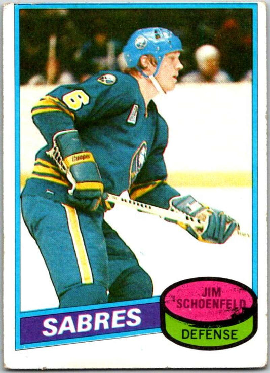 1980-81 Topps #96 Jim Schoenfeld  Buffalo Sabres  V49640