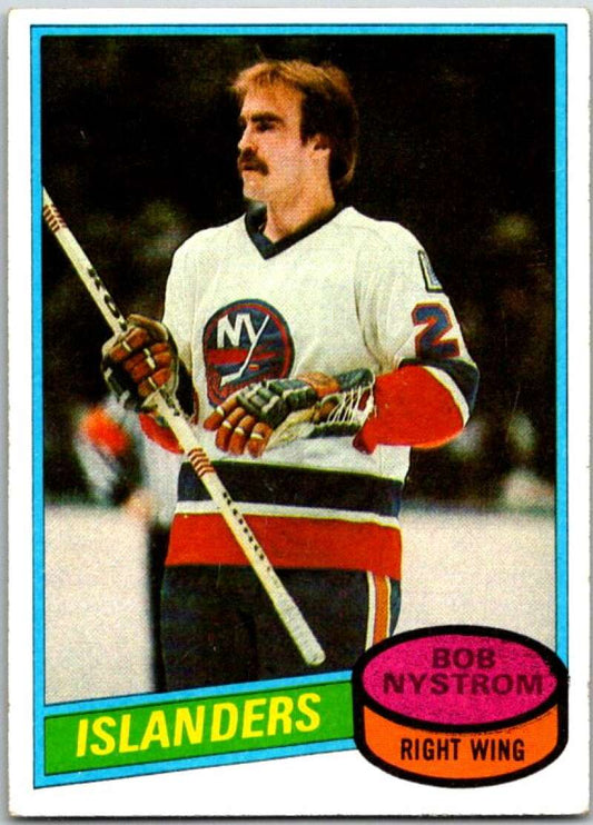1980-81 Topps #102 Bob Nystrom  New York Islanders  V49655