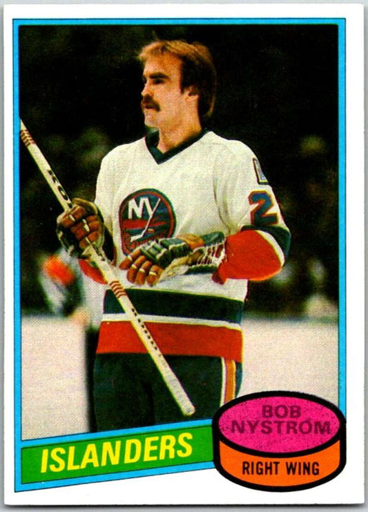 1980-81 Topps #102 Bob Nystrom  New York Islanders  V49656