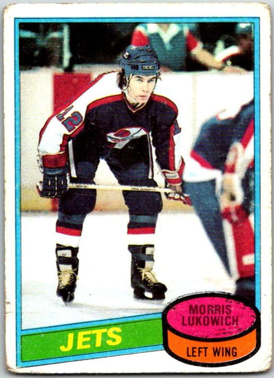 1980-81 Topps #107 Morris Lukowich  Winnipeg Jets  V49662