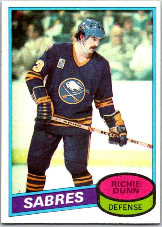 1980-81 Topps #109 Richie Dunn  RC Rookie Buffalo Sabres  V49663