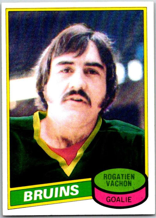 1980-81 Topps #110 Rogie Vachon  Boston Bruins  V49665