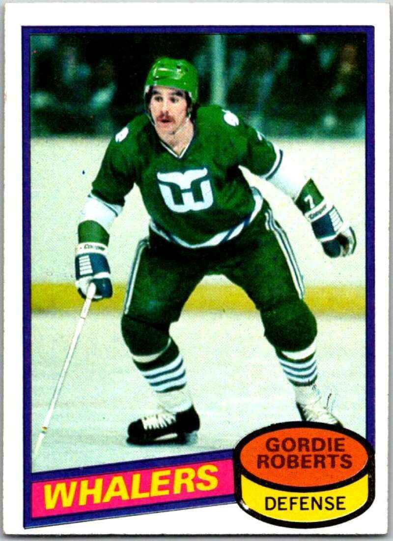 1980-81 Topps #112 Gordie Roberts  Hartford Whalers  V49673