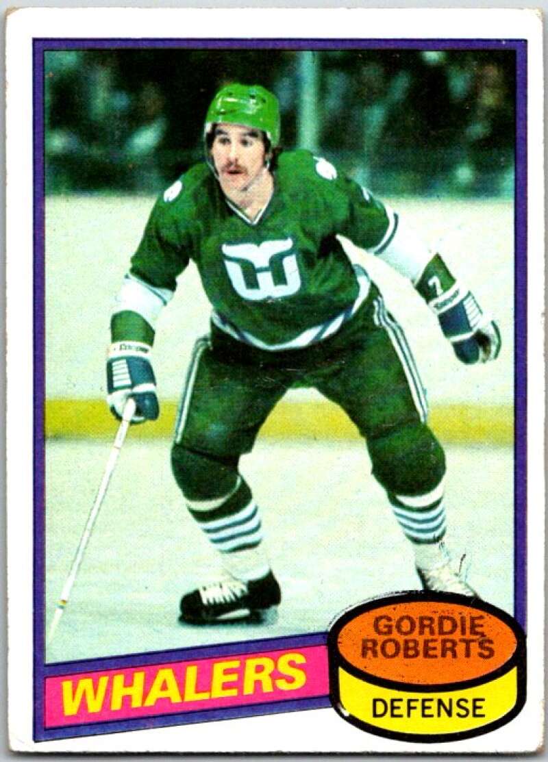 1980-81 Topps #112 Gordie Roberts  Hartford Whalers  V49675