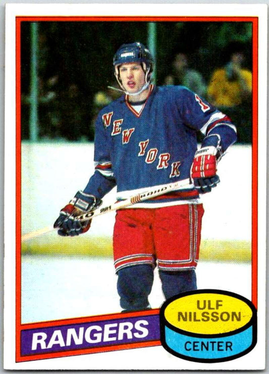 1980-81 Topps #116 Ulf Nilsson  New York Rangers  V49681