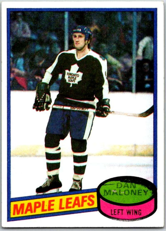 1980-81 Topps #118 Dan Maloney  Toronto Maple Leafs  V49683