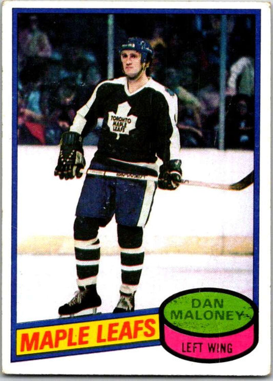 1980-81 Topps #118 Dan Maloney  Toronto Maple Leafs  V49686