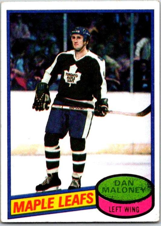 1980-81 Topps #118 Dan Maloney  Toronto Maple Leafs  V49687