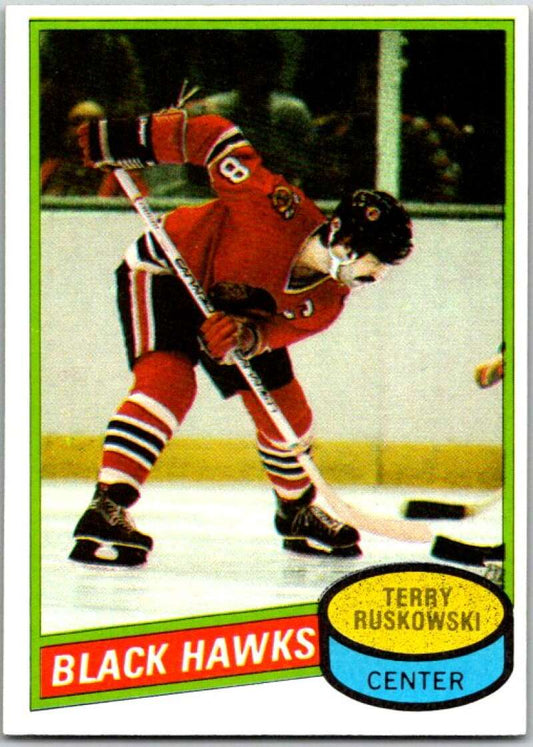 1980-81 Topps #119 Terry Ruskowski  Chicago Blackhawks  V49688