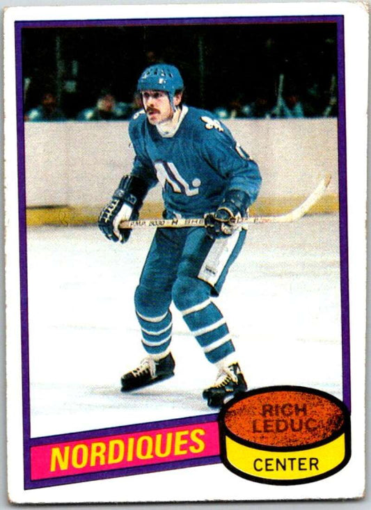 1980-81 Topps #122 Rich Leduc  Quebec Nordiques  V49698