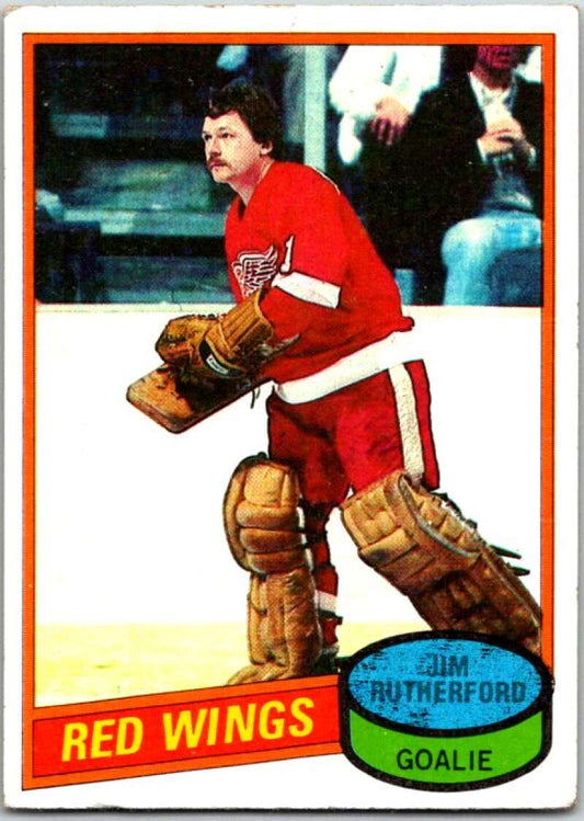 1980-81 Topps #125 Jim Rutherford  Detroit Red Wings  V49705